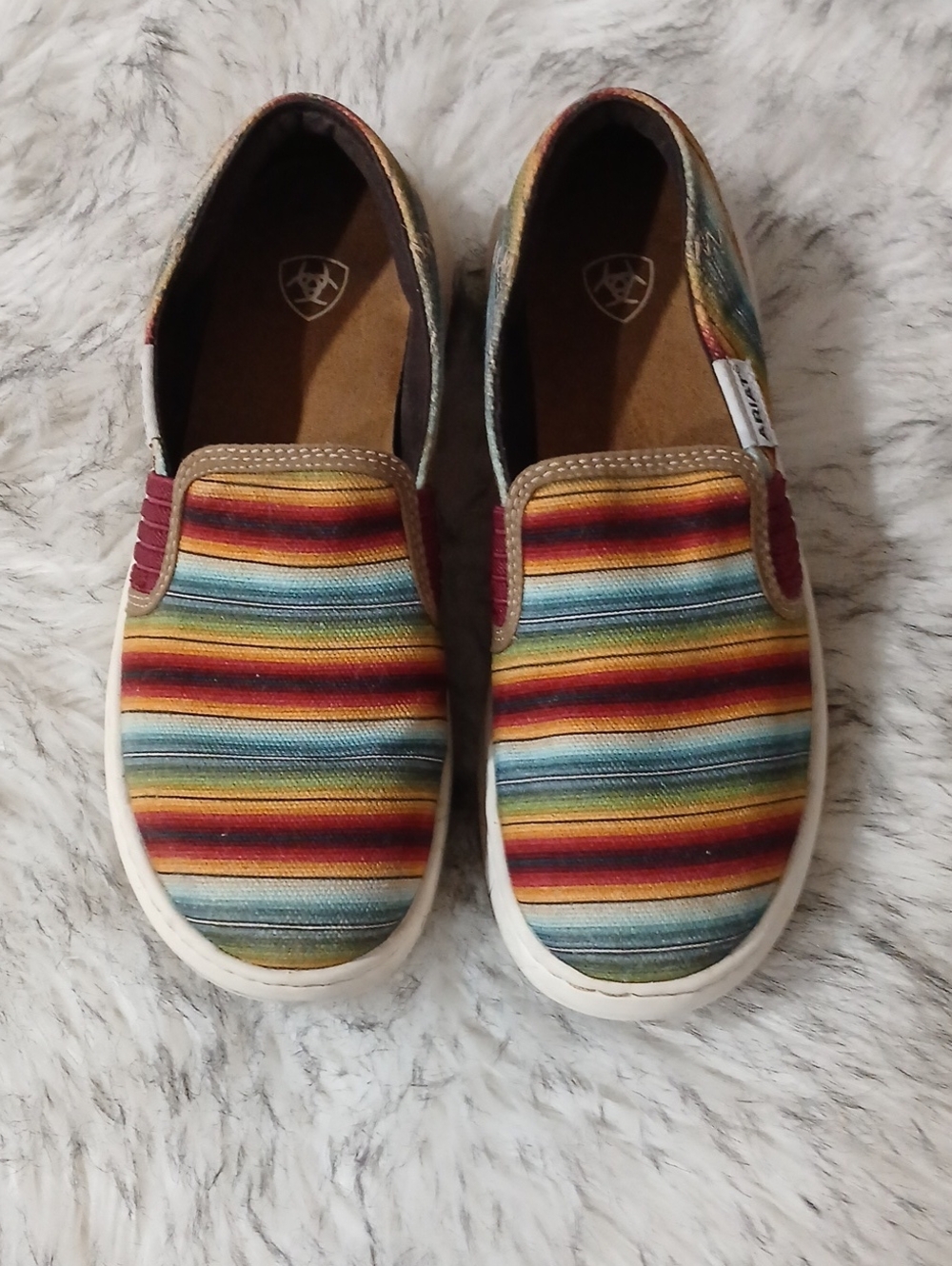 Ariat Women Multi-Color Stripe Slip-On Sneakers